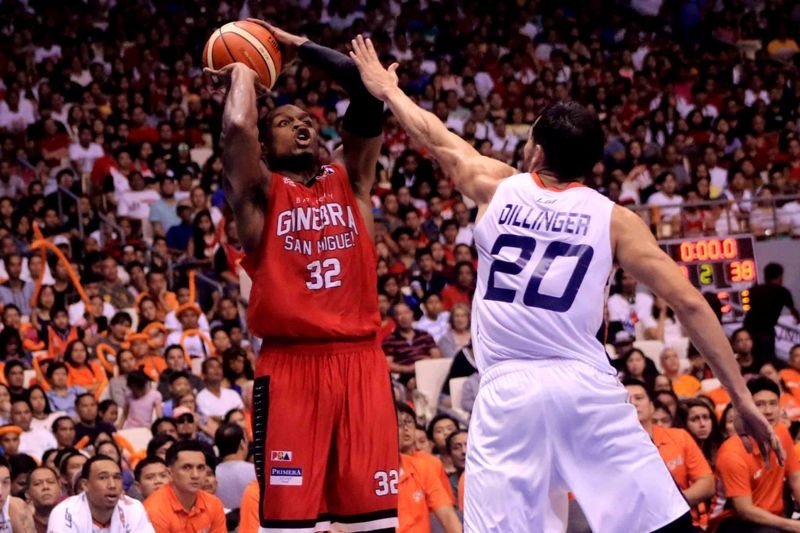 Justin Brownlee or anyone from Barangay Ginebra could make another key shot like last season push Ginebra to the title (photo by Peter Paul Baltazar) 