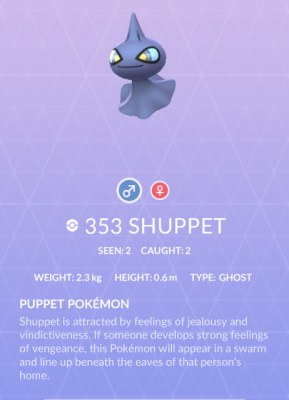 Pokemon Shuppet (photo by John Michaels)