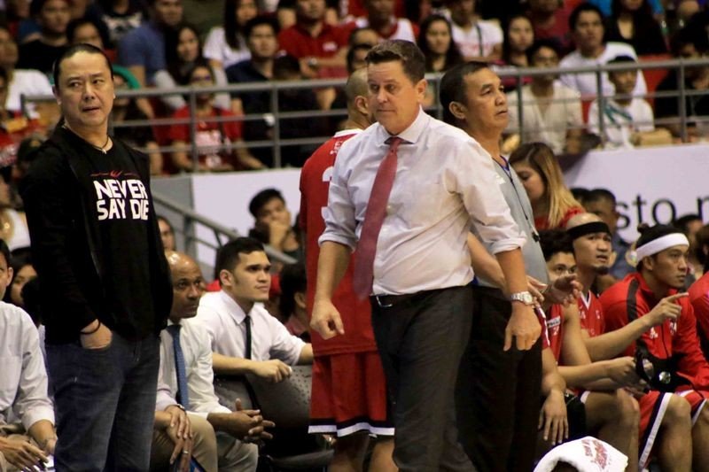 Baranga Ginebra head coach Tim Cone (photo by Peter Paul Baltazar)