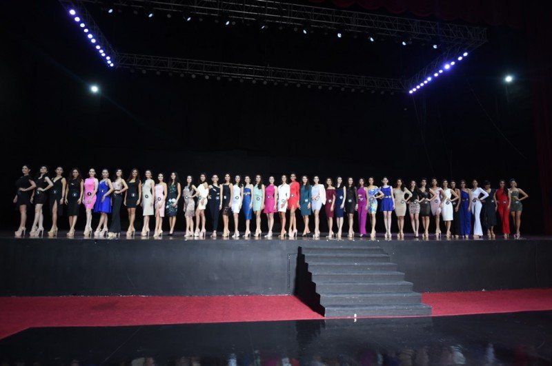 Beauty pageant veterans, models, TV personalities and professionals from different fields make up the Top 40. 