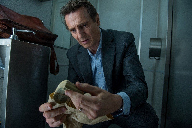 Liam Neeson in "The Commuter"