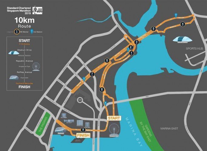 (SCSM 2019 Route Map for 10km)