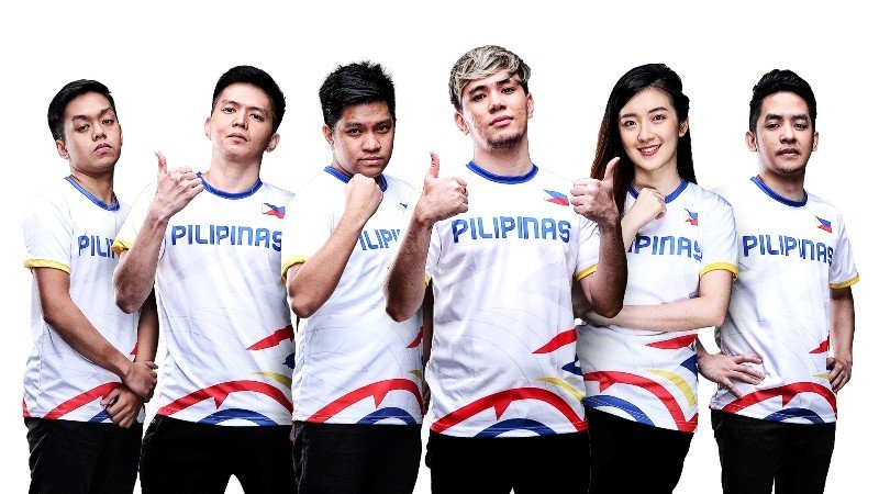 The team captains competing in all six titles featured in the esports event of the 30th Southeast Asian Games - Dota 2, StarCraft II, Hearthstone, Arena of Valor, Mobile Legends: Bang Bang, and Tekken 7.