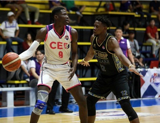 Mohammad Pare vs Malick Diouf (PBA Images)