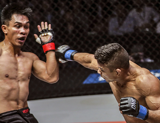 Kevin Belingon vs. Bibiano Fernandes (ONE Championship photo)