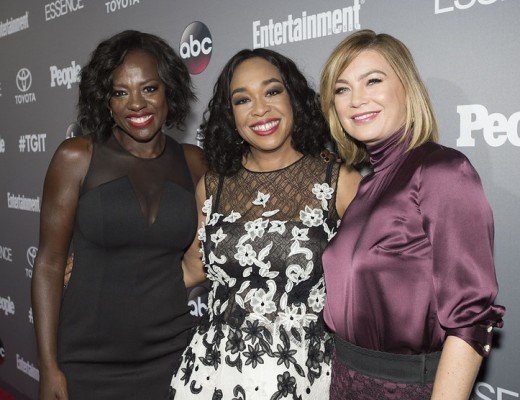 VIOLA DAVIS, SHONDA RHIMES, ELLEN POMPEO