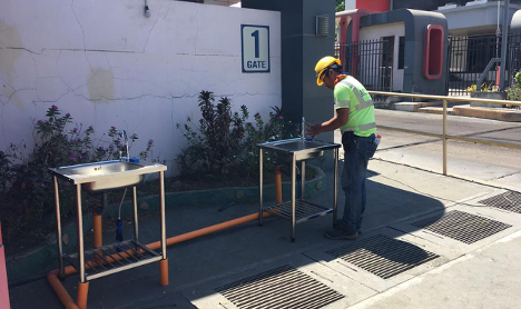 The company has installed additional hand washing stations in all its sites to further strengthen protections of workers against Covid-19