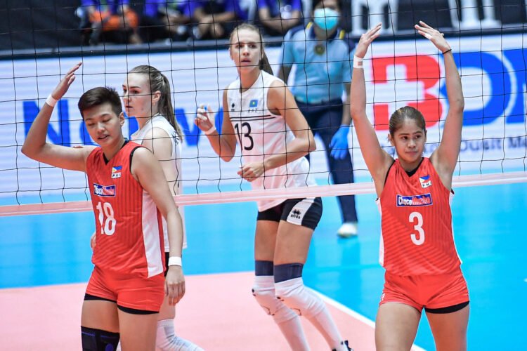 Choco Mucho fell to Kazakhstan’s Zhetysu, 25-14, 25-11, 25-23, to finish sixth at the21st Asian Women’s Club Volleyball Championship [Photo: Asian Volleyball Confederation / Eddy Phongphakthana]