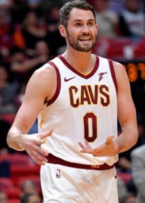 Kevin Love (above) and Darius Garland each netted 22 points as Cleveland whipped Toronto, 144-99.