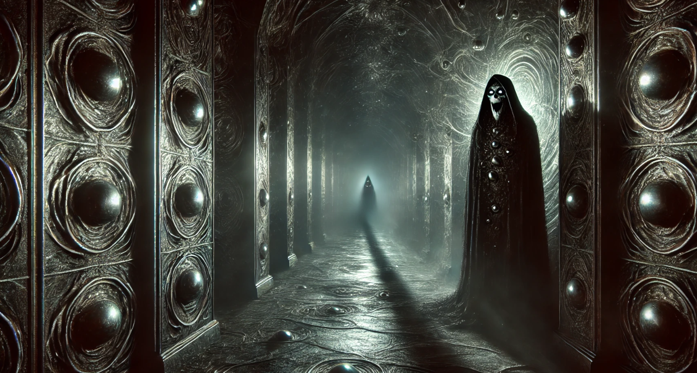 The whispers call, the shadows stir, and the mask watches with unblinking eyes. But is it looking at you… or through you?