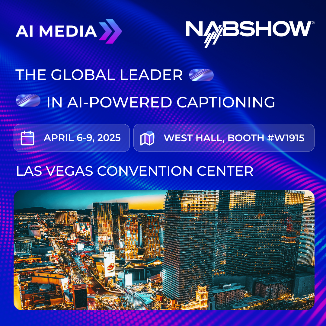 AI-Media unveils LEXI Voice, a cutting-edge AI-powered voice translation technology at NAB Show 2025.