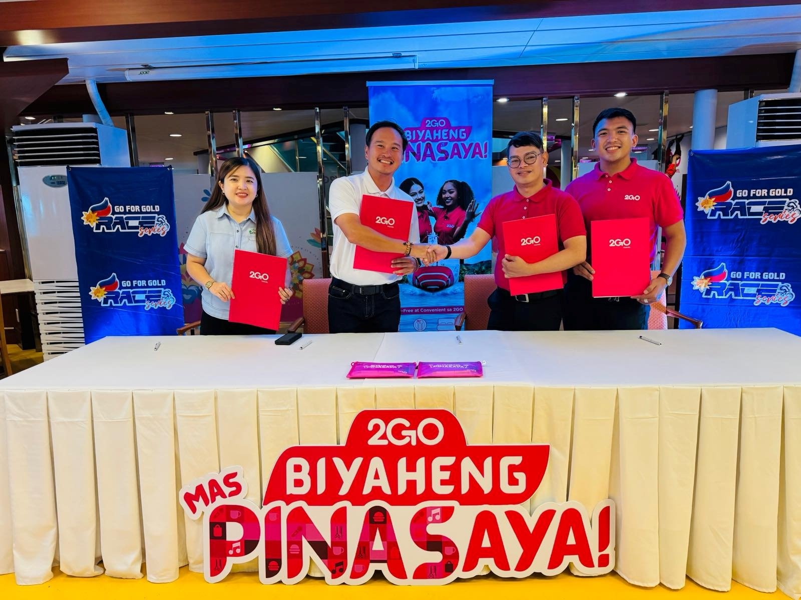 2GO Travel is the official travel partner for the Go For Gold Race Series in Iloilo, providing athletes with exclusive rates and waived baggage fees for bikes and gear.(Photo: 2GO Travel / Go For Gold Philippines)