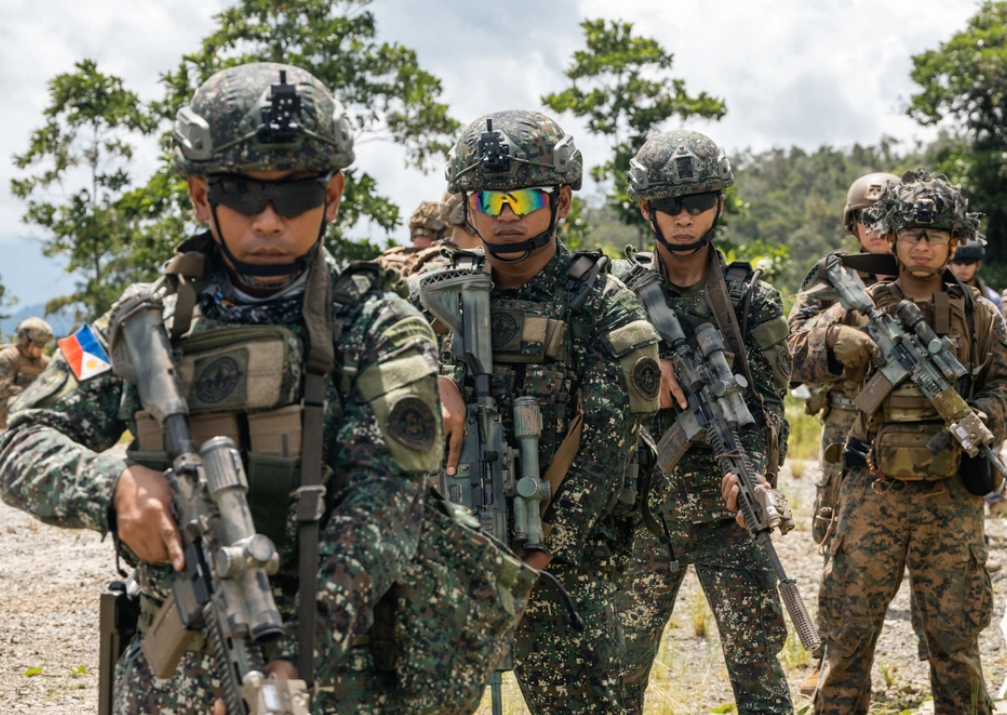 U.S. Marines and Philippine Marines conduct joint training exercises during ACD 25.3 in Palawan, enhancing interoperability and coastal defense.