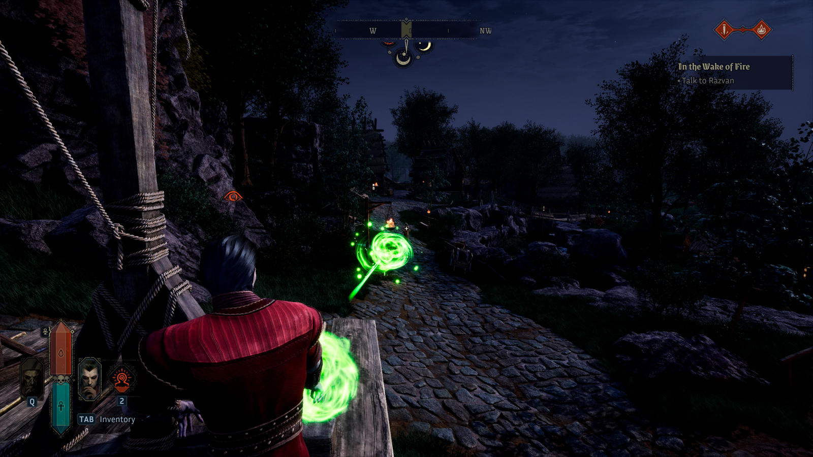 In Vampires: Bloodlord Rising, players can transform into a bat and explore the vast open world at their own pace.