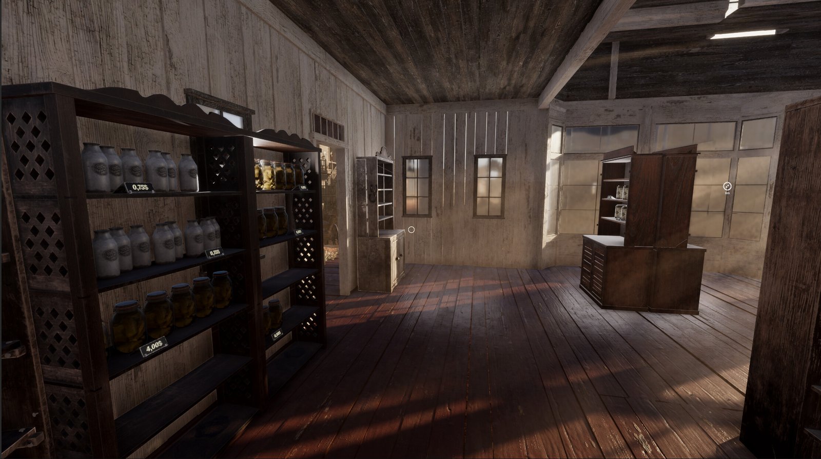 Face random events and growing customer demands in a ghost town
