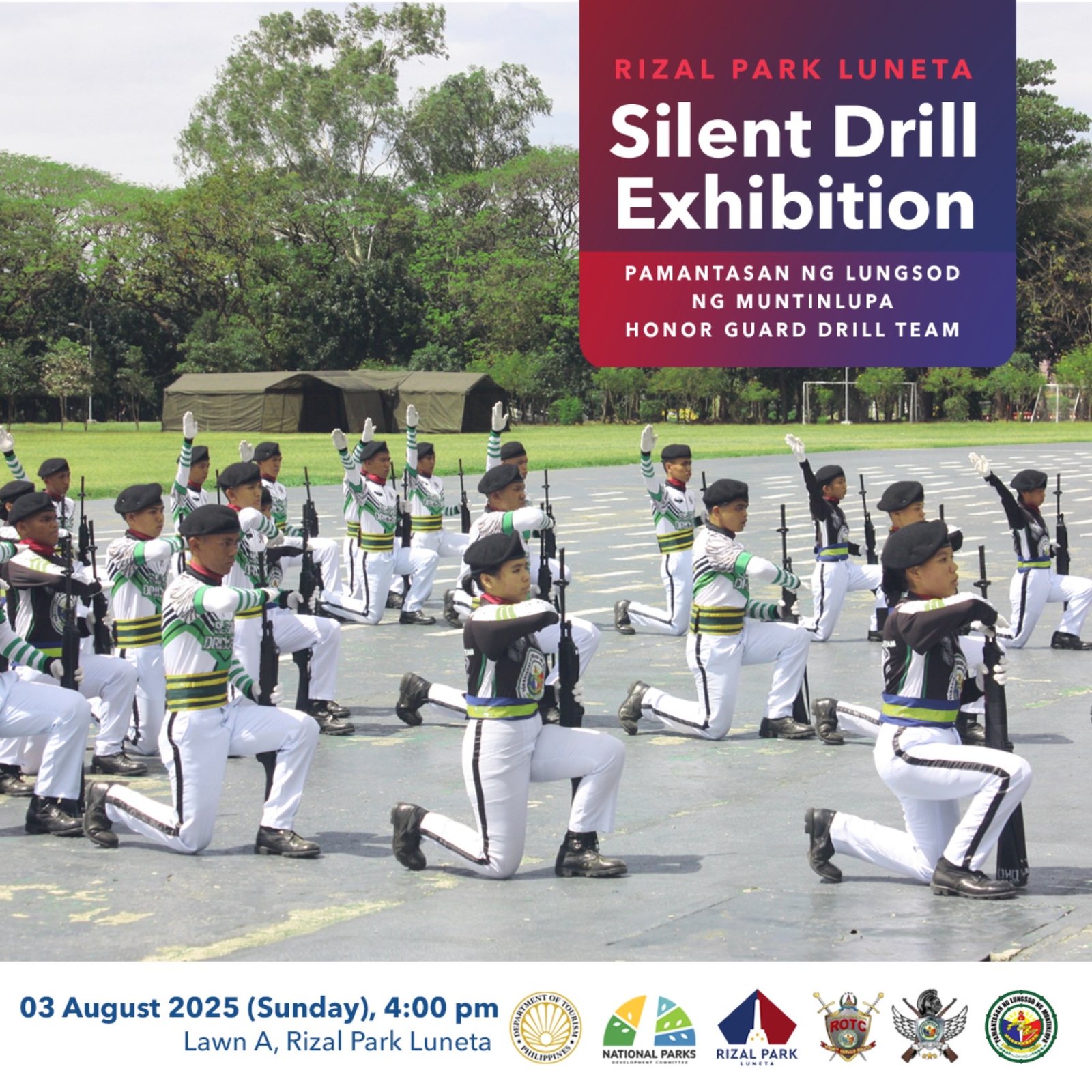 The Silent Drill Exhibition 2025 stirs emotion with synchronized movement and complete silence.