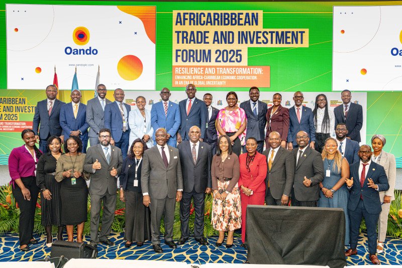 Heads of State, government representatives, business leaders and Afreximbank's leadership team during the opening ceremony of ACTIF2025 in Grenada (Source: Afreximbank )