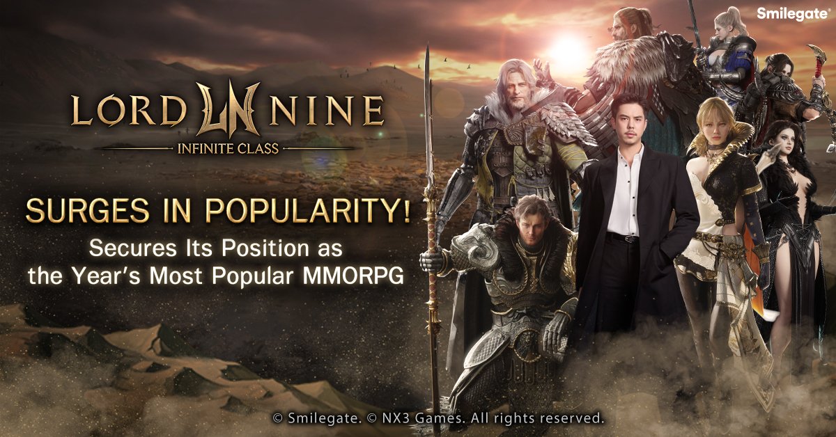 LORDNINE: Infinite Class surges in Southeast Asia with record player engagement