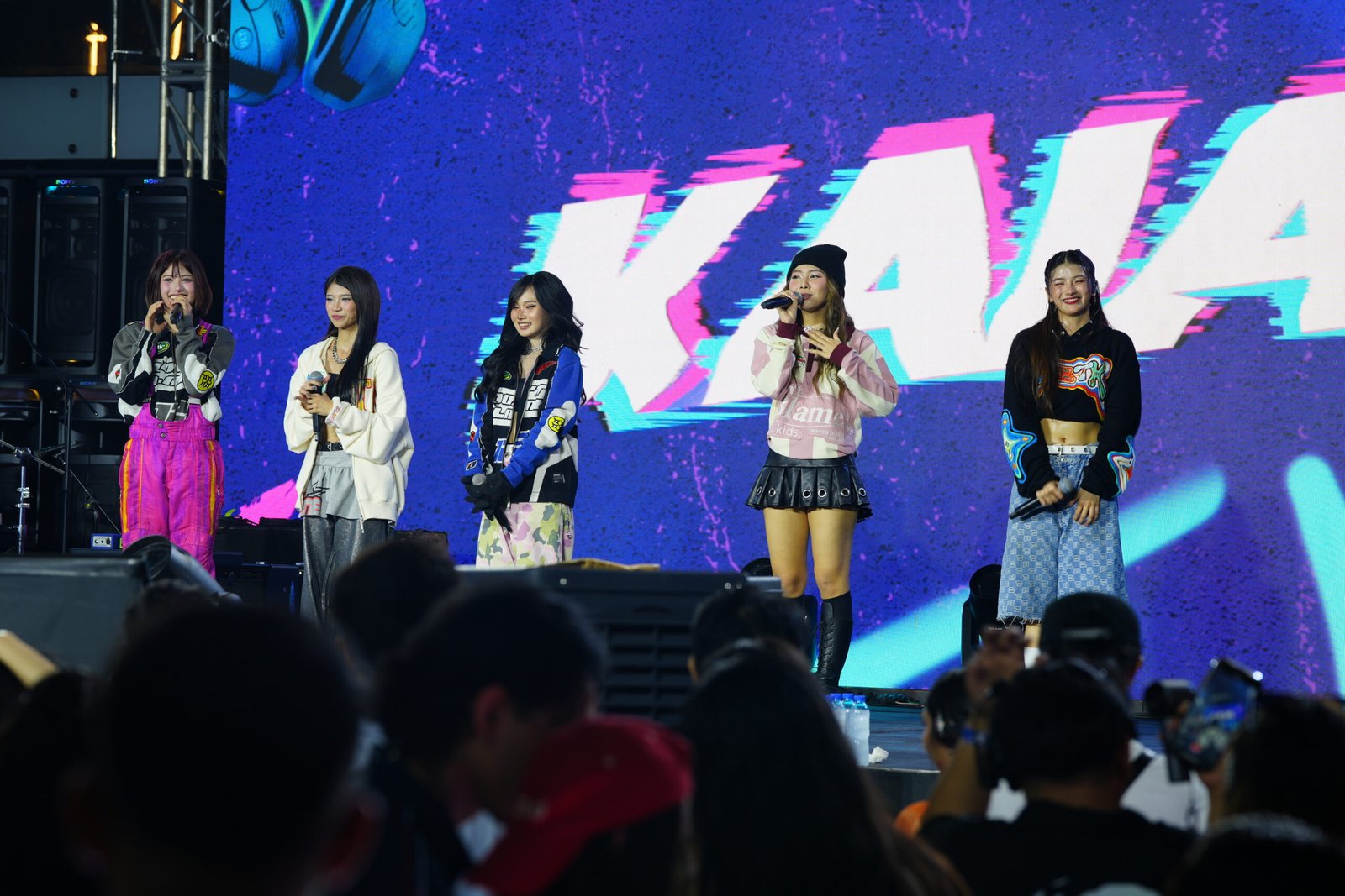 P-pop group KAIA energizes the crowd with vocals and synchronized moves
