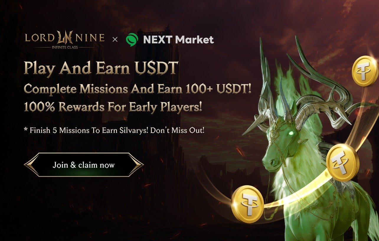 The NEXT Market allows secure peer-to-peer trading using USDT
