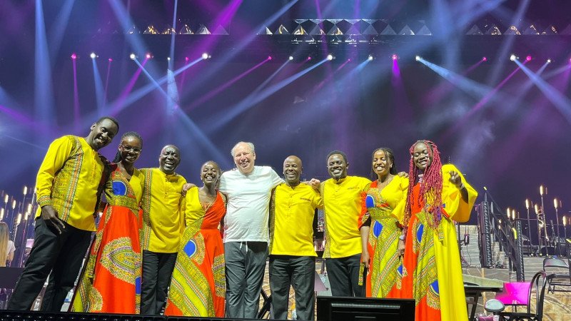 Hans Zimmer and the Nairobi Chamber Chorus celebrate cultural collaboration.