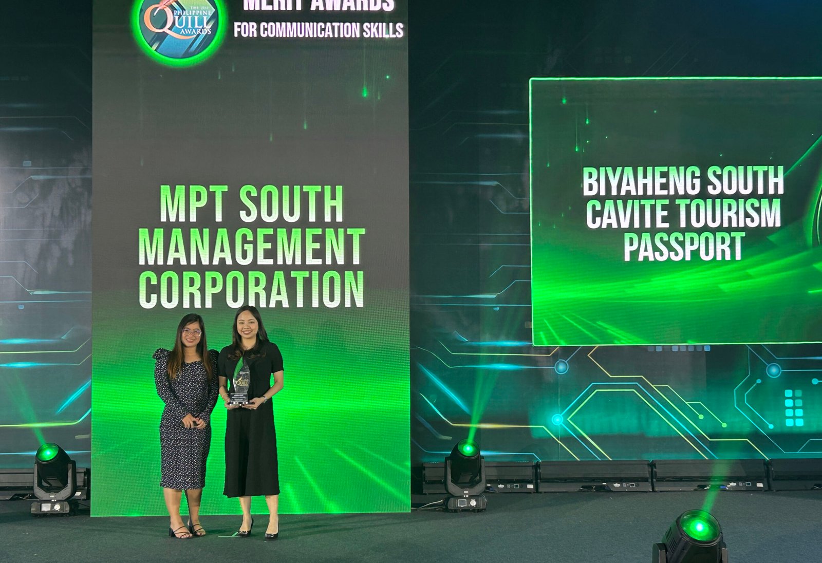 MPT South receives the Award of Merit at the 2025 Quill awards for 'Biyaheng South' Cavite Tourism Passport Initiative