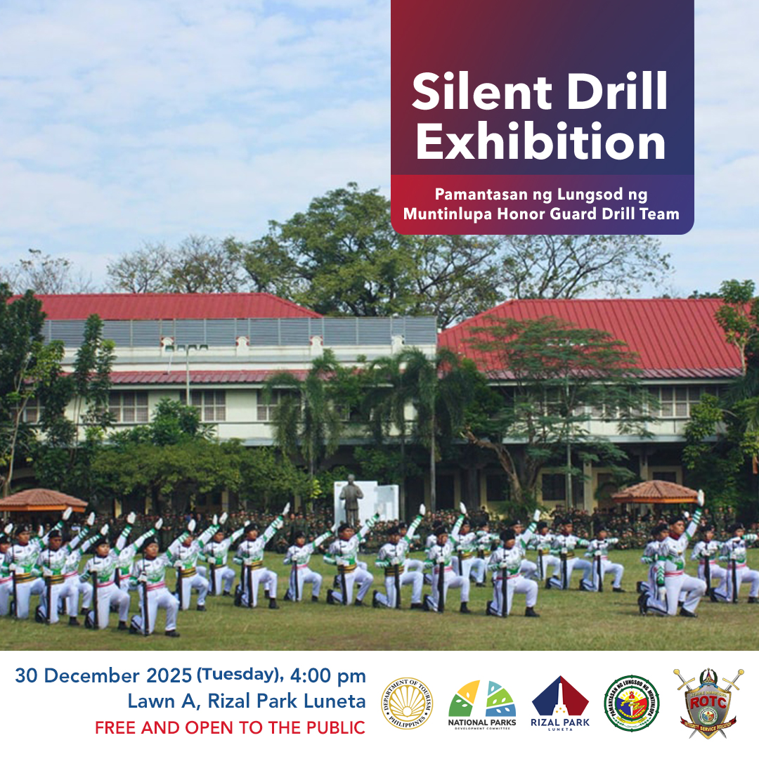 The Philippine Marine Corps conducts the Changing of the Guard Ceremony during Rizal Day 2025 rites.