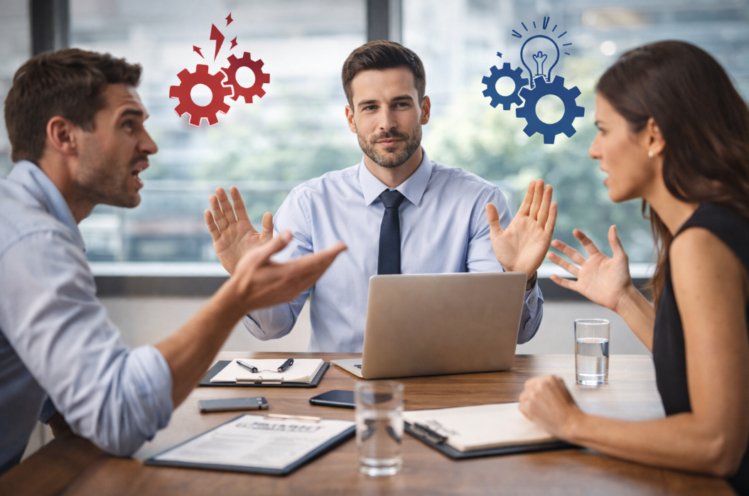 Healthy debates can improve company policies and team dynamics.