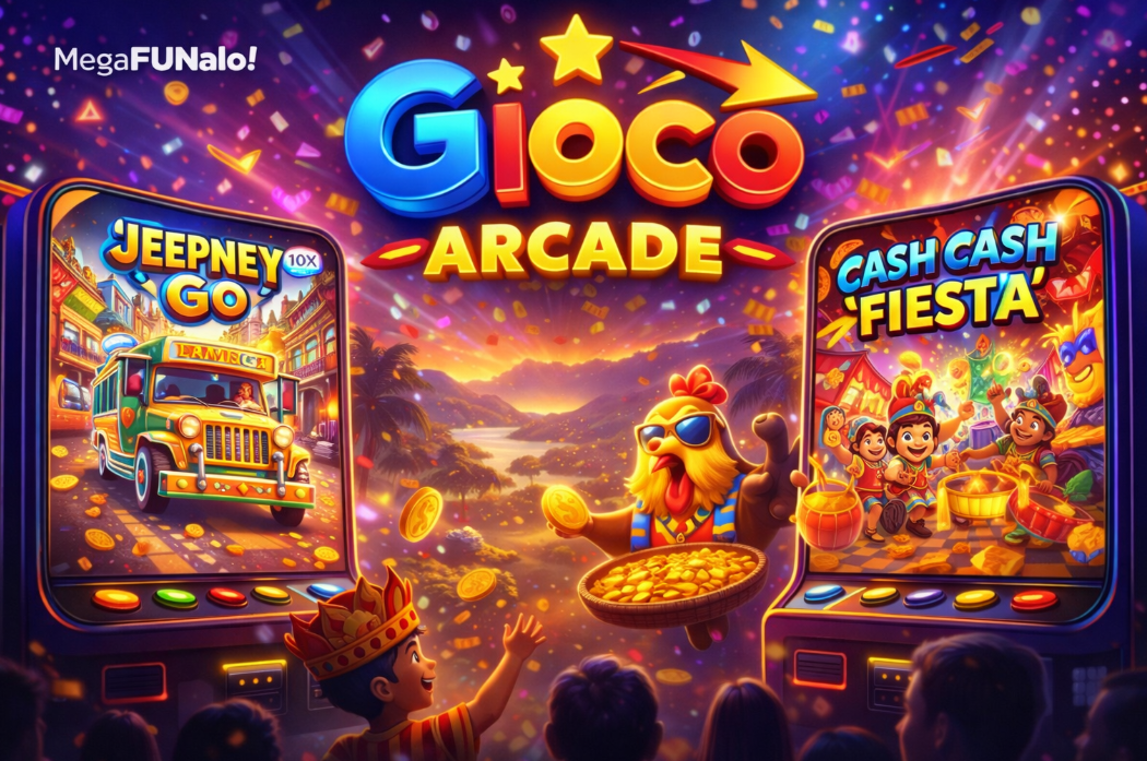 From street motifs to festive colors, Gioco Arcade makes Filipino culture the star of online gaming.