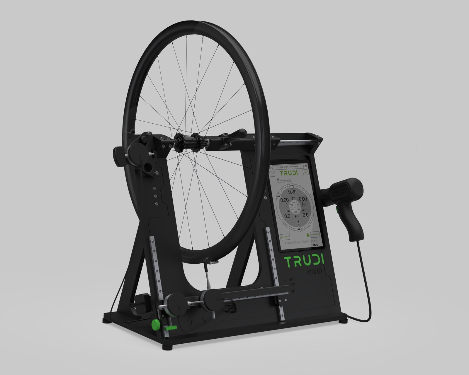 Berd’s upgraded TRUDI wheel truing machine now supports wheel sizes from 20-inch to 32-inch, including e-bikes.