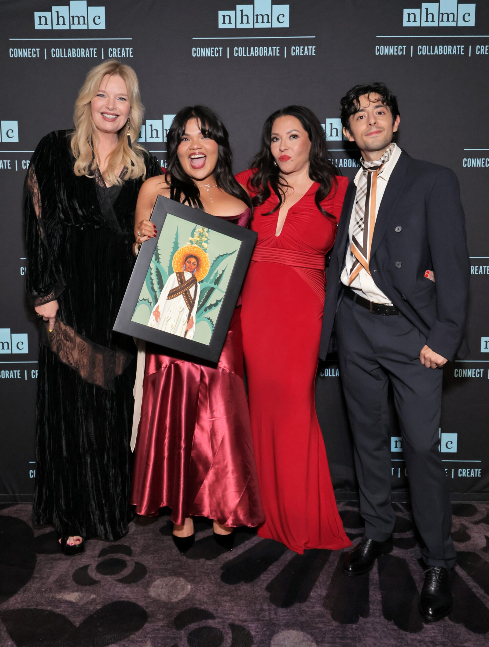 Belissa Escobedo receives the Outstanding Actress Performance in a Series Award at the 2026 NHMC Impact Awards Gala. (Photo by Rodin Eckenroth/Getty Images for National Hispanic Media Coalition) 