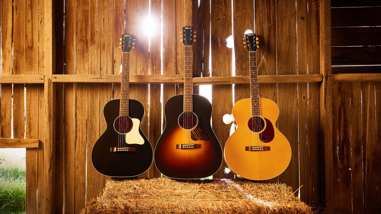 Gibson introduces the Century Collection celebrating 100 years of flat-top acoustics.
