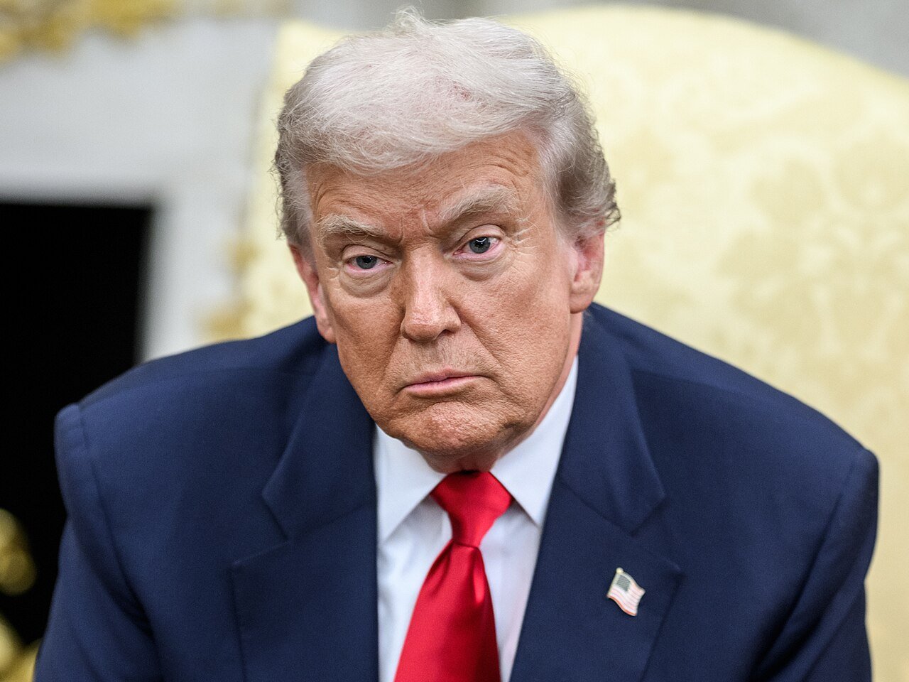 Trump warns against interference with U.S. humanitarian mission. [photo credit: The White House | Commons Wikimedia]