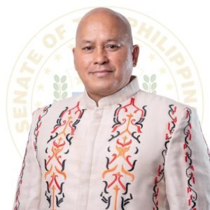 Senator Ronald Dela Rosa faces increased legal scrutiny following a DOJ immigration lookout order. [photo credit: Office of Senator Ronald Dela Rosa]