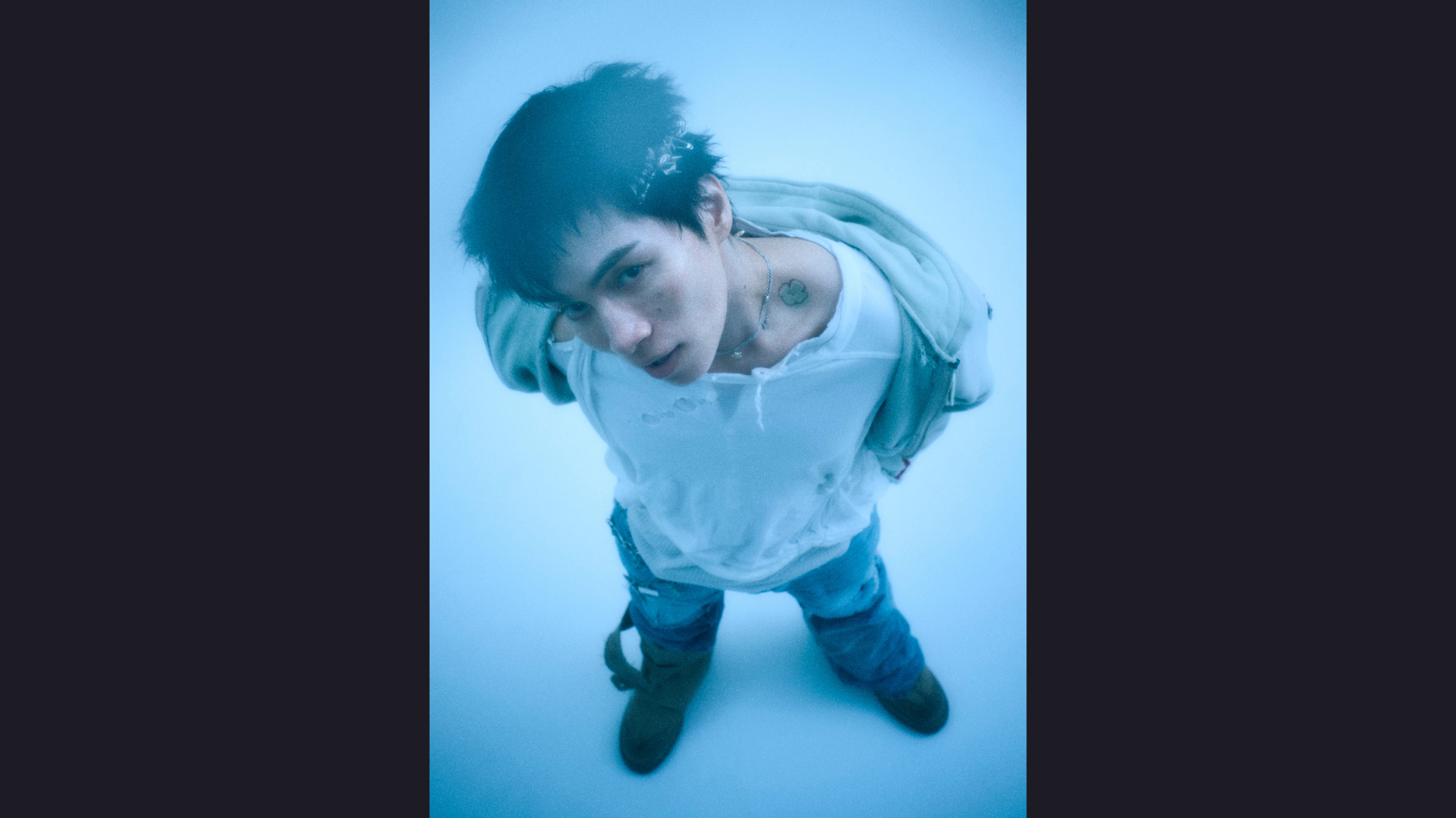 SIRUP appears in futuristic-inspired visuals for the “Not AI” music video release.