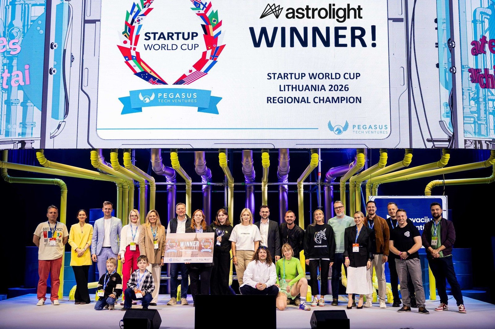Astrolight was announced as the winner of the Lithuanian regional competition for the Startup World Cup. Source: Astrolight.
