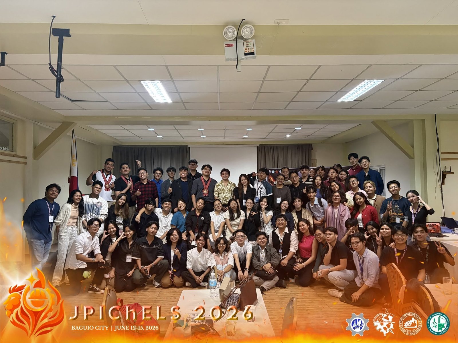 Delegates gather at Teachers’ Camp, Baguio City for the 2026 JPIChE Leadership Summit.