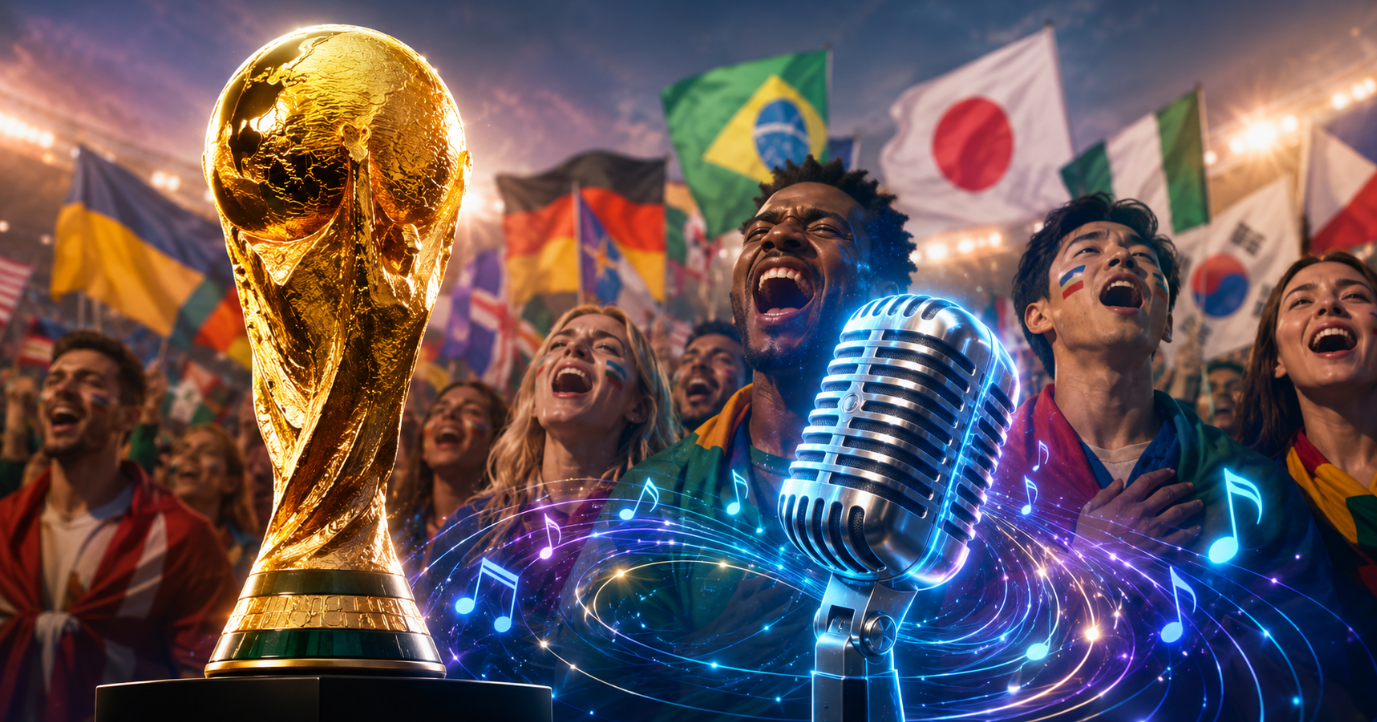 Stadium crowds showcase their passion throughout the 2026 FIFA World Cup.