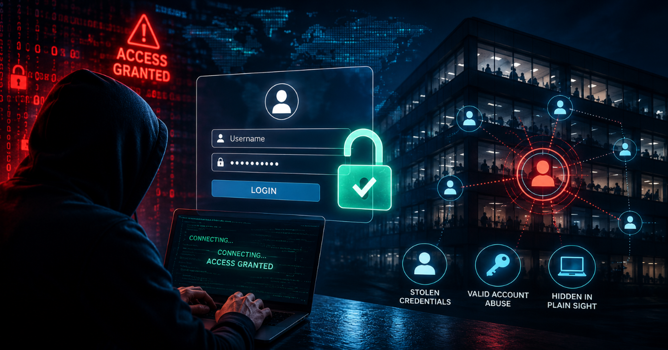 Cybersecurity experts warn that compromised accounts are replacing malware in many attacks.