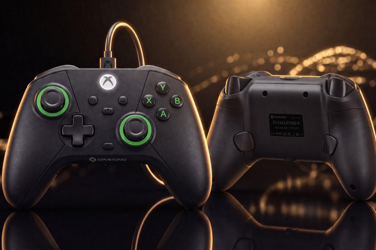 The Drakong The Challenger controller is designed for Xbox Series X|S, Xbox One and Windows PCs.