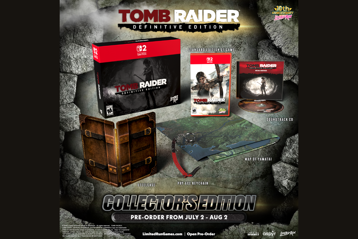 Limited Run Games is offering Standard and Collector's Editions of Tomb Raider Definitive Edition.