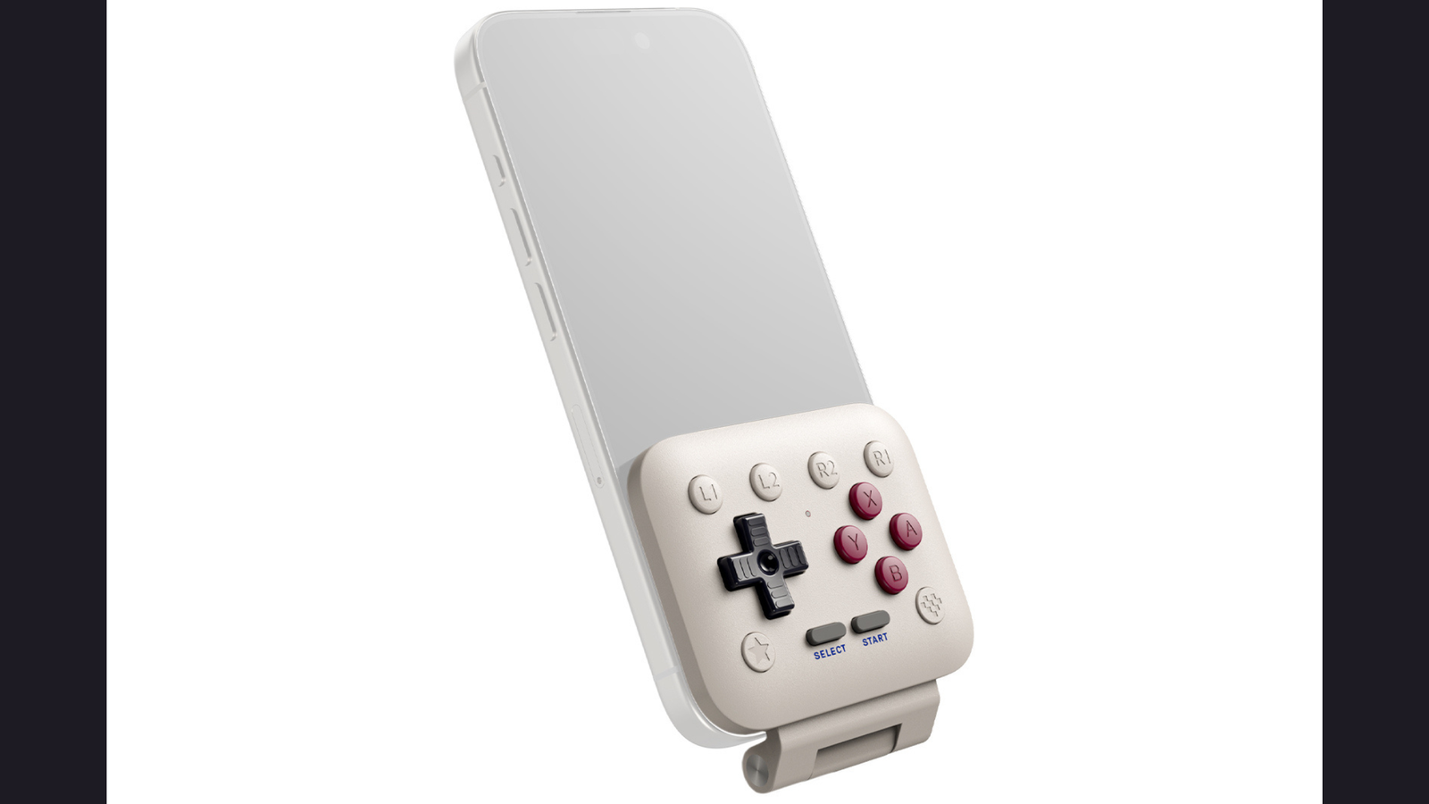 The FlipPad connects directly to compatible smartphones through a USB-C port for a wired gaming experience.