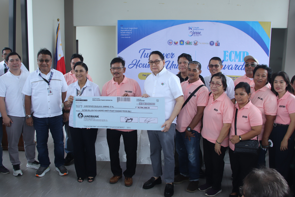 The housing program provides organized communities in Naga City with assistance toward secure and affordable homes.