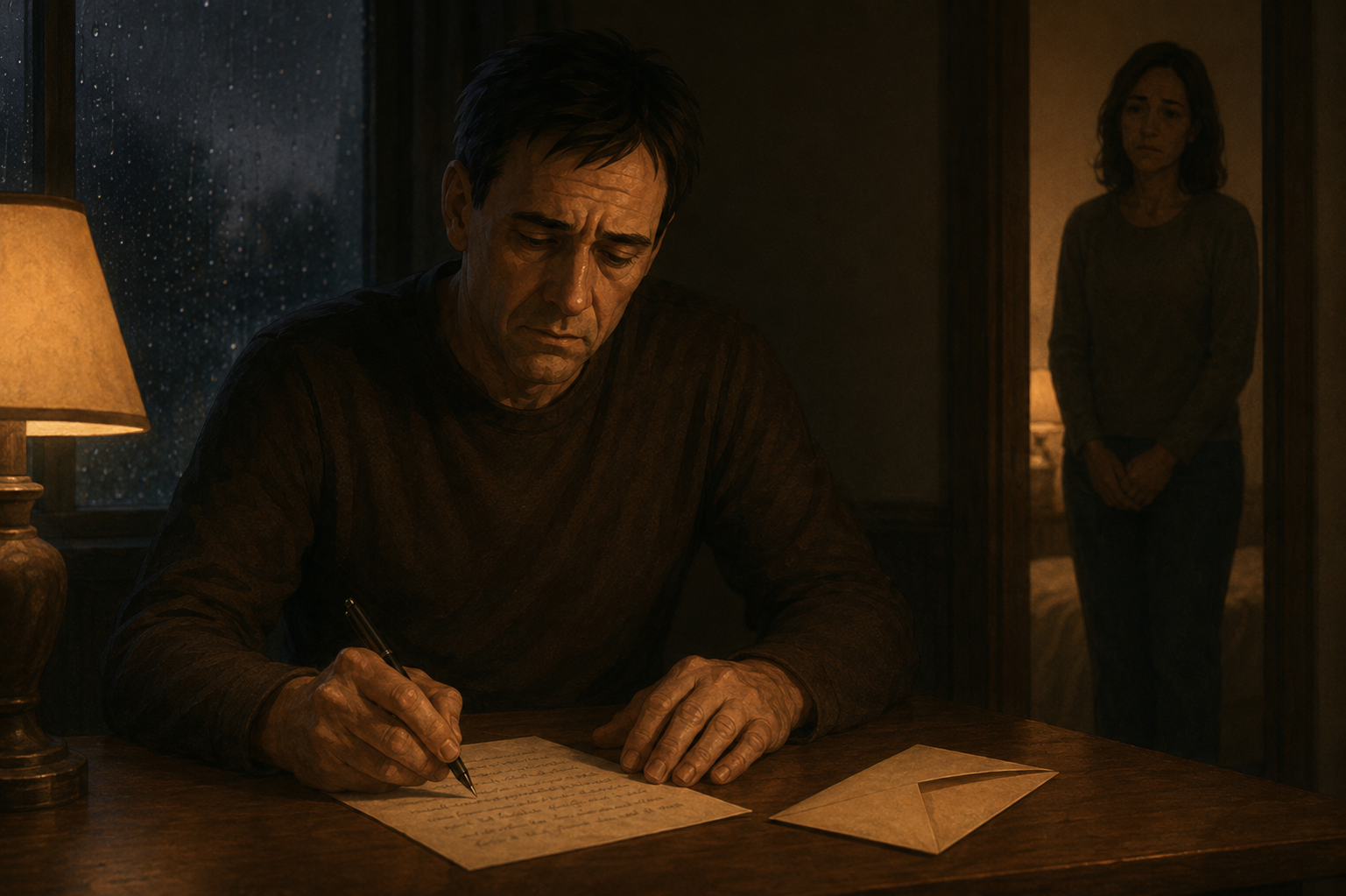 Johnny prepares a thoughtful response as he considers what friendship with Margaret could mean.