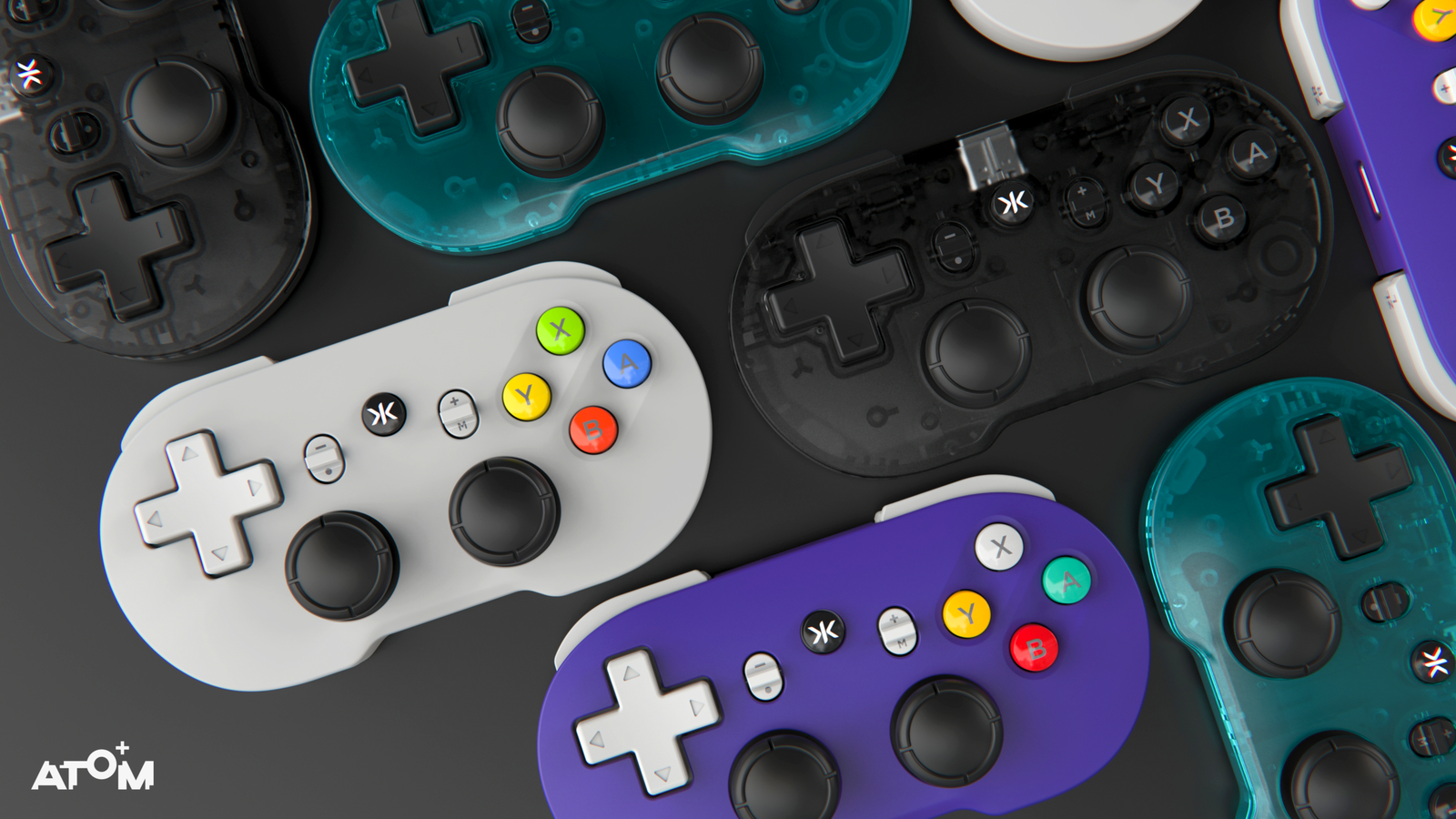 CRKD ATOM+ TMR Thumbsticks The CRKD ATOM+ features twin TMR thumbsticks, with the company promoting magnetic sensor technology for precision and performance.