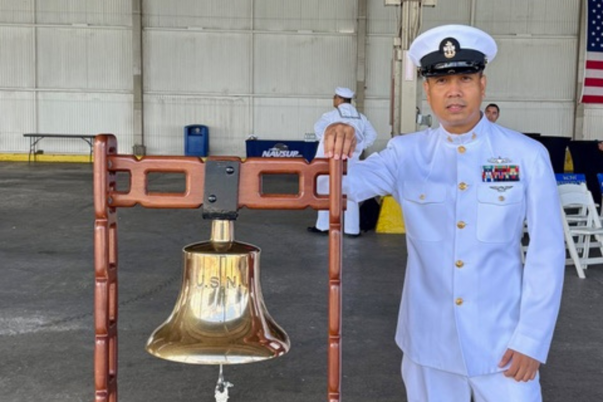 Purugganan served as lead trainer and inspector for two submarine tenders in Guam, helping address a critical readiness gap. [photo credit: NAVSUP FLC Pearl Harbor Public Affairs]