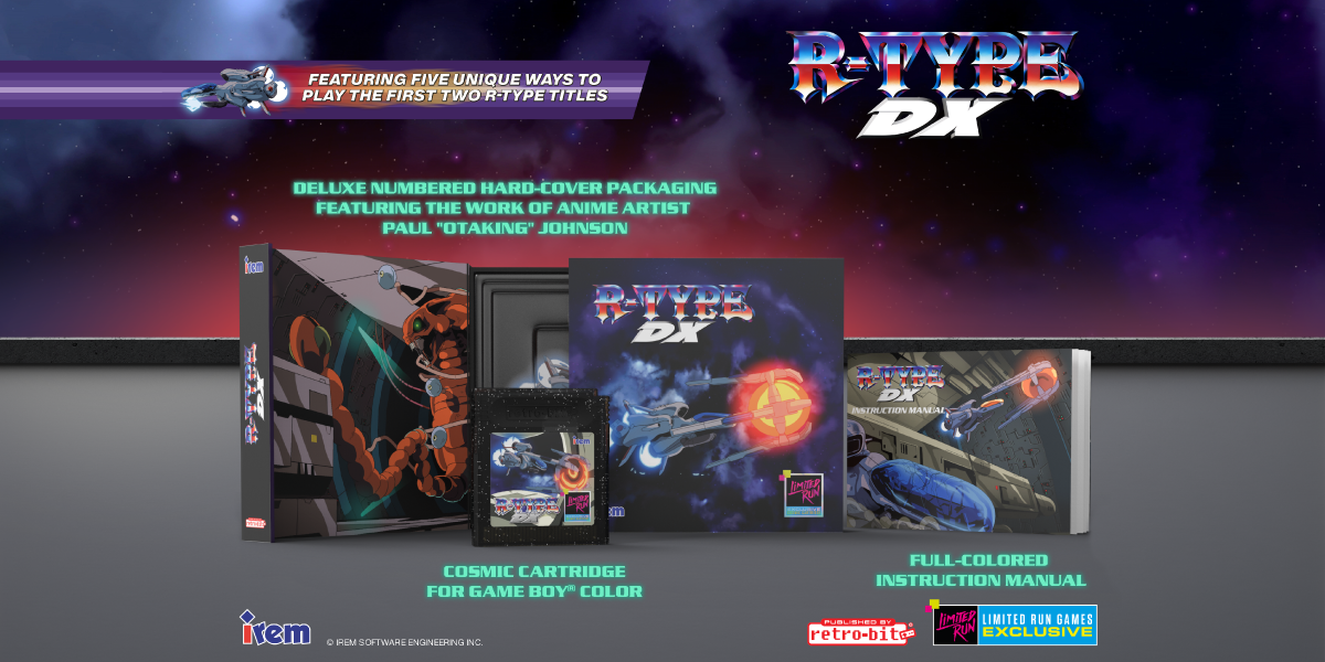 R-Type DX returns in physical form for the first time since 1999 with five game modes on one cartridge.
