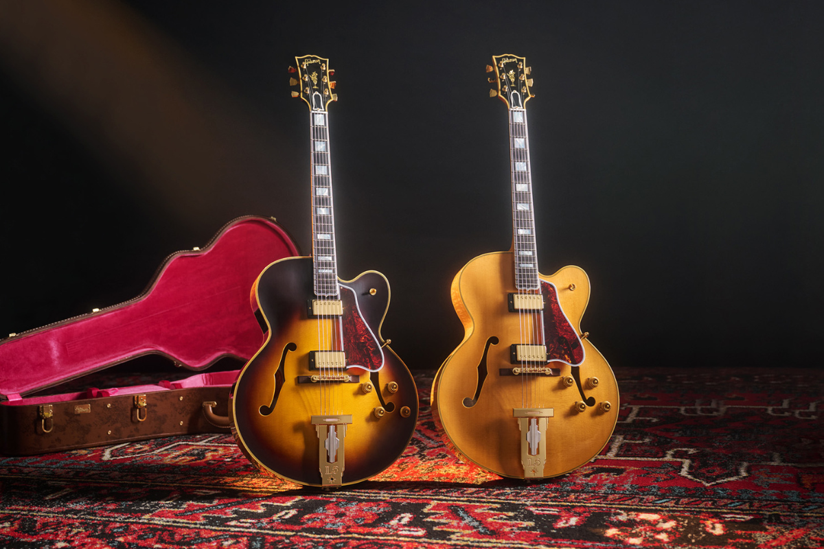 Gibson 1957 L-5 CES Reissue Jazz Guitar Gibson Custom has added the 1957 L-5 CES Reissue to its core lineup, reviving a landmark hollowbody guitar associated with generations of jazz musicians.