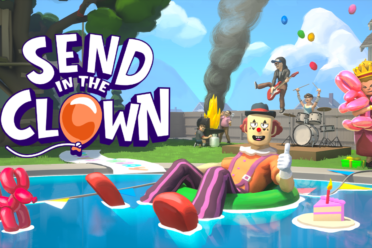 Send In The Clown Comedy RPG Send In The Clown is a comedy RPG from Los Angeles indie studio Mad Herons, which says no artificial intelligence was used in developing the game.