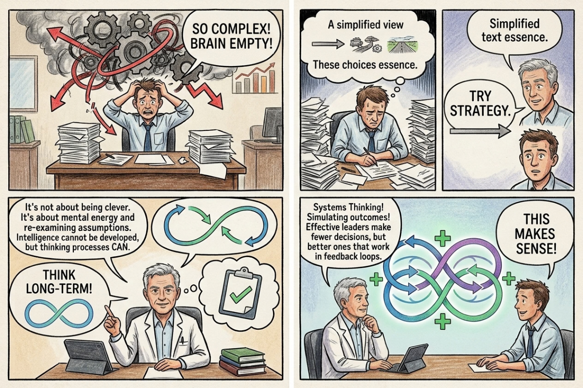 Business Strategy Thinking Business strategy can become vulnerable when successful leaders stop questioning the assumptions behind models that previously delivered strong results.